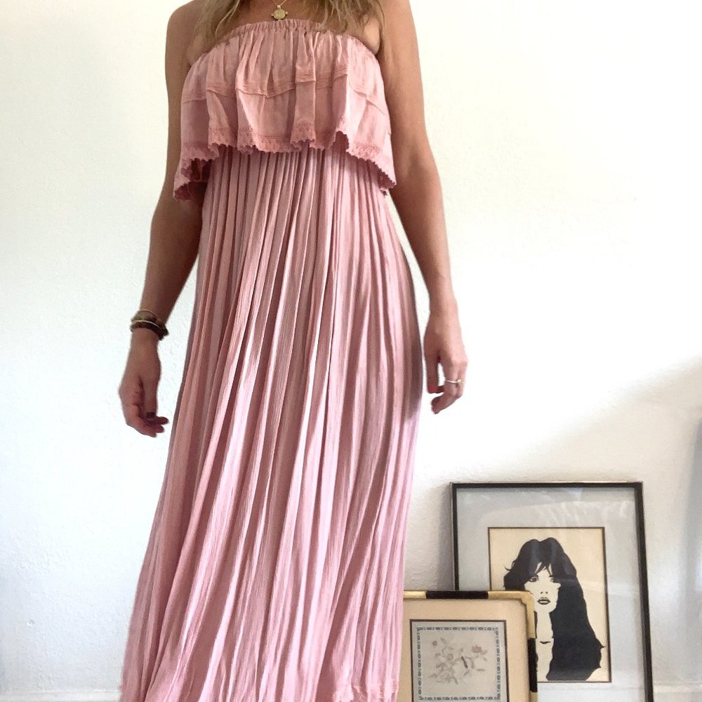 Ruffle Top Maxi NWOT